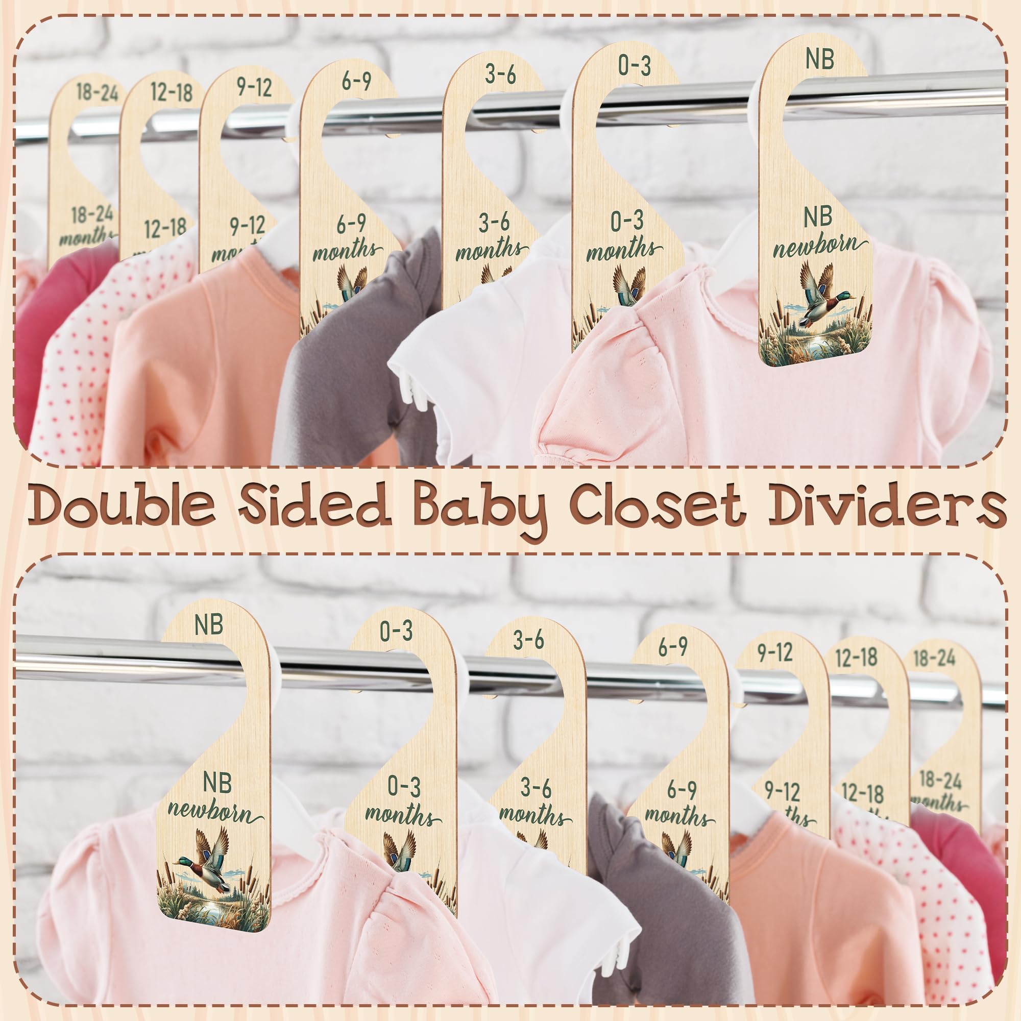 R HORSE wooden dividers with smooth surface protect delicate fabrics.