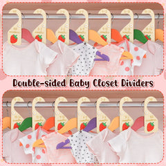 R HORSE wooden dividers feature smooth finish safe for little hands and clothes.