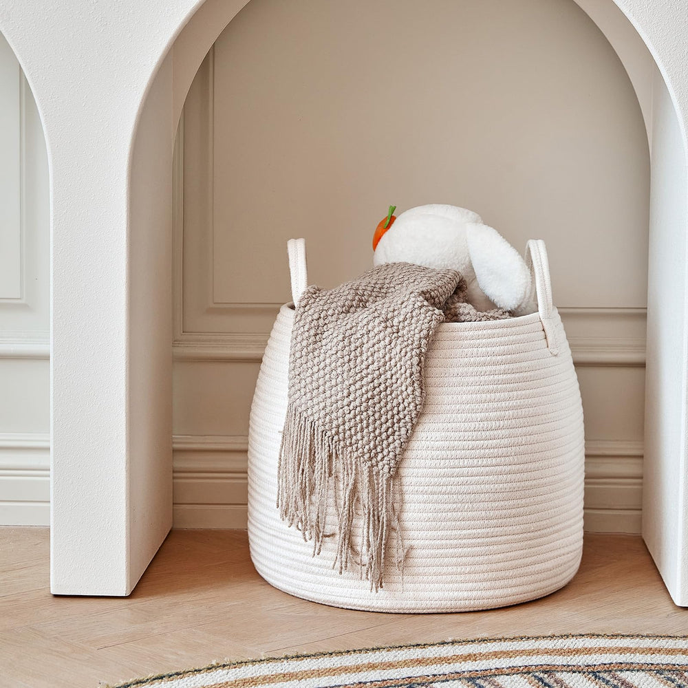 R RUNKA soft cotton rope design is safe for kids and pets