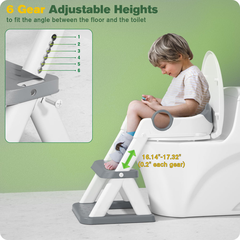RABB 1ST potty seat 2-in-1 step stool for reaching sinks and countertops