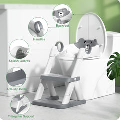 RABB 1ST potty seat with 6 adjustable positions for a growing toddler