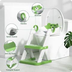 Rabb 1st potty seat height-adjustment shows six positions for a perfect fit