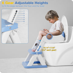 RABB 1ST 2-in-1 step stool folds for easy storage and reach.