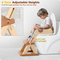 RABB 1ST 2-in-1 seat doubles as a compact step stool.