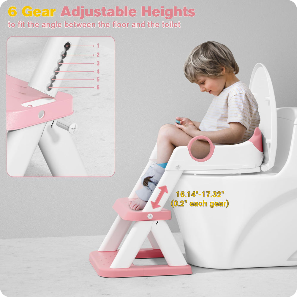 RABB 1ST potty seat triangular structure for stable climbing