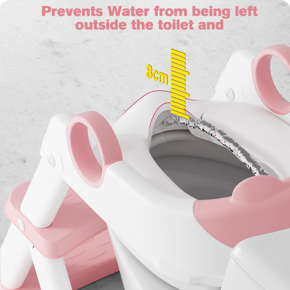 RABB 1ST potty seat wide stepping surface for confident ascent