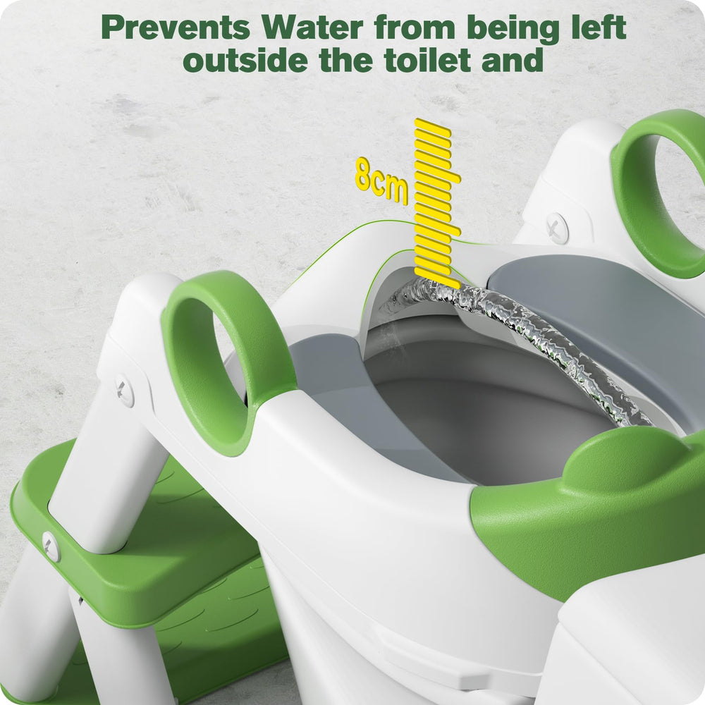 Rabb 1st potty seat widened stepping surface supports confident turns and reduces fear