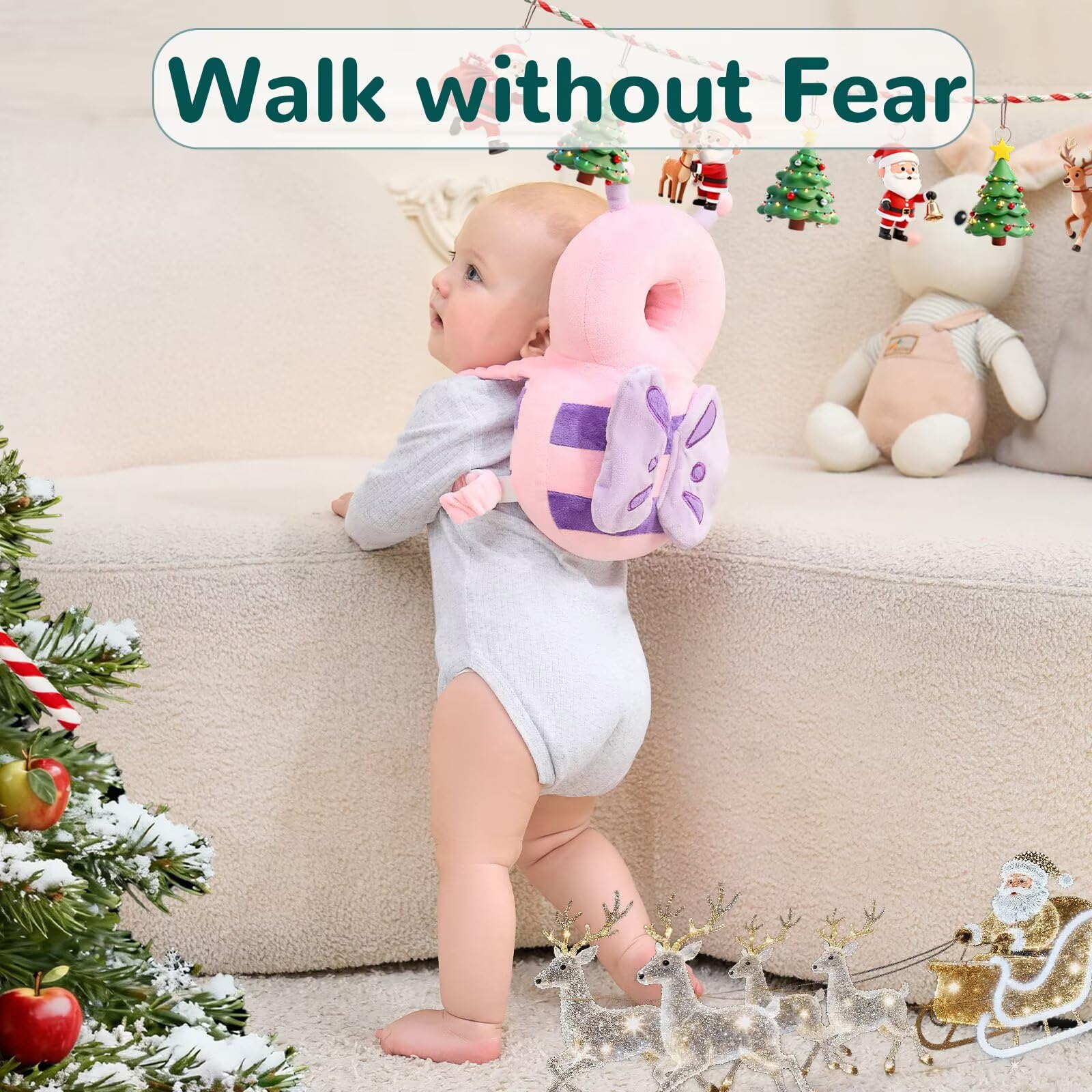 Raelitego head protector surface demonstrates machine-washable care at low temperature.