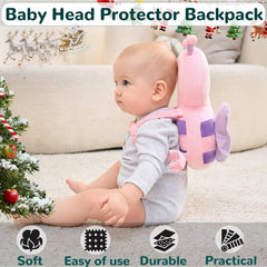 Raelitego infant harness with adjustable plush straps suitable from crawling to walking.