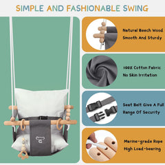 RAGOZONERY 2-in-1 baby jumper folded frame for compact storage after use