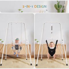 RAGOZONERY 2-in-1 baby jumper toddler-swing attachment enables versatile growth play