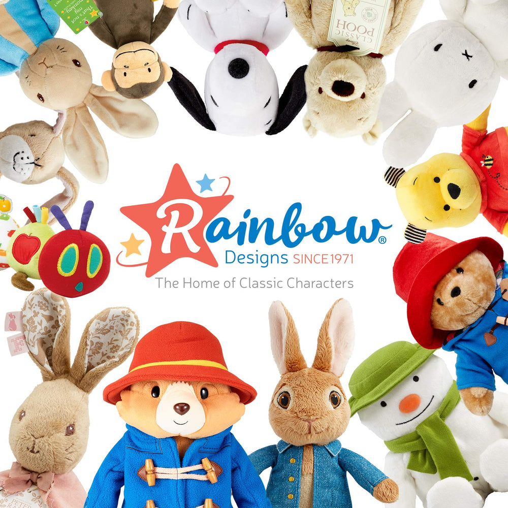 Rainbow Designs Paddington Comfort Blanket is hand-wash friendly for easy care