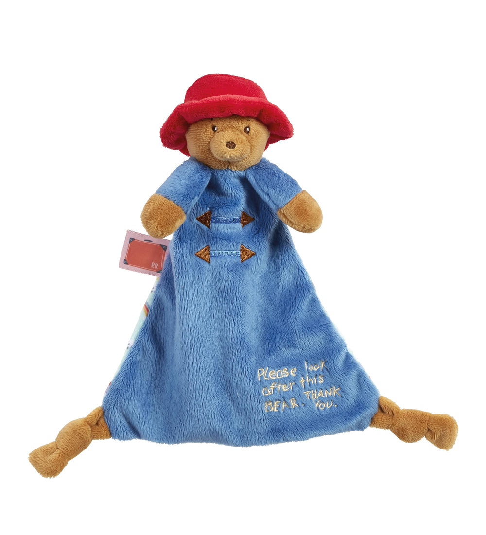 Rainbow Designs Paddington Comfort Blanket highlights soft plush fabric for gentle newborn comfort