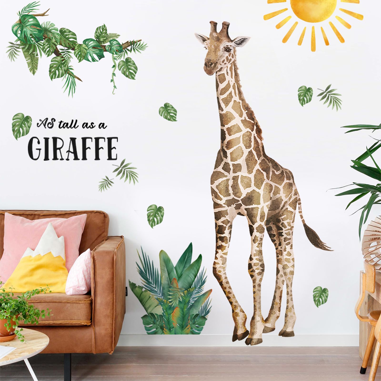 Rainbow WSK forest-themed decals bring vivid colors to nurseries and classrooms.