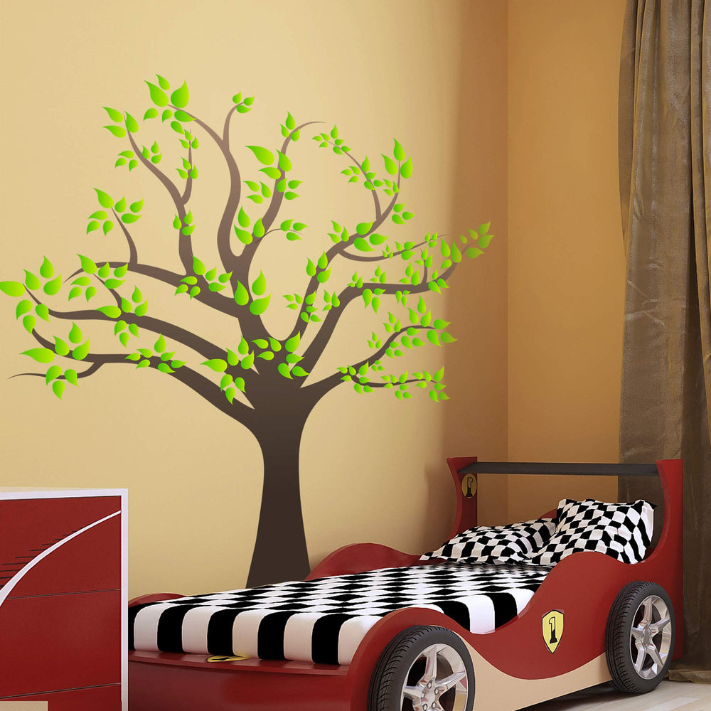RAINBOW WSK RW-1080 fragmented-tree-wall-sticker assembling design
