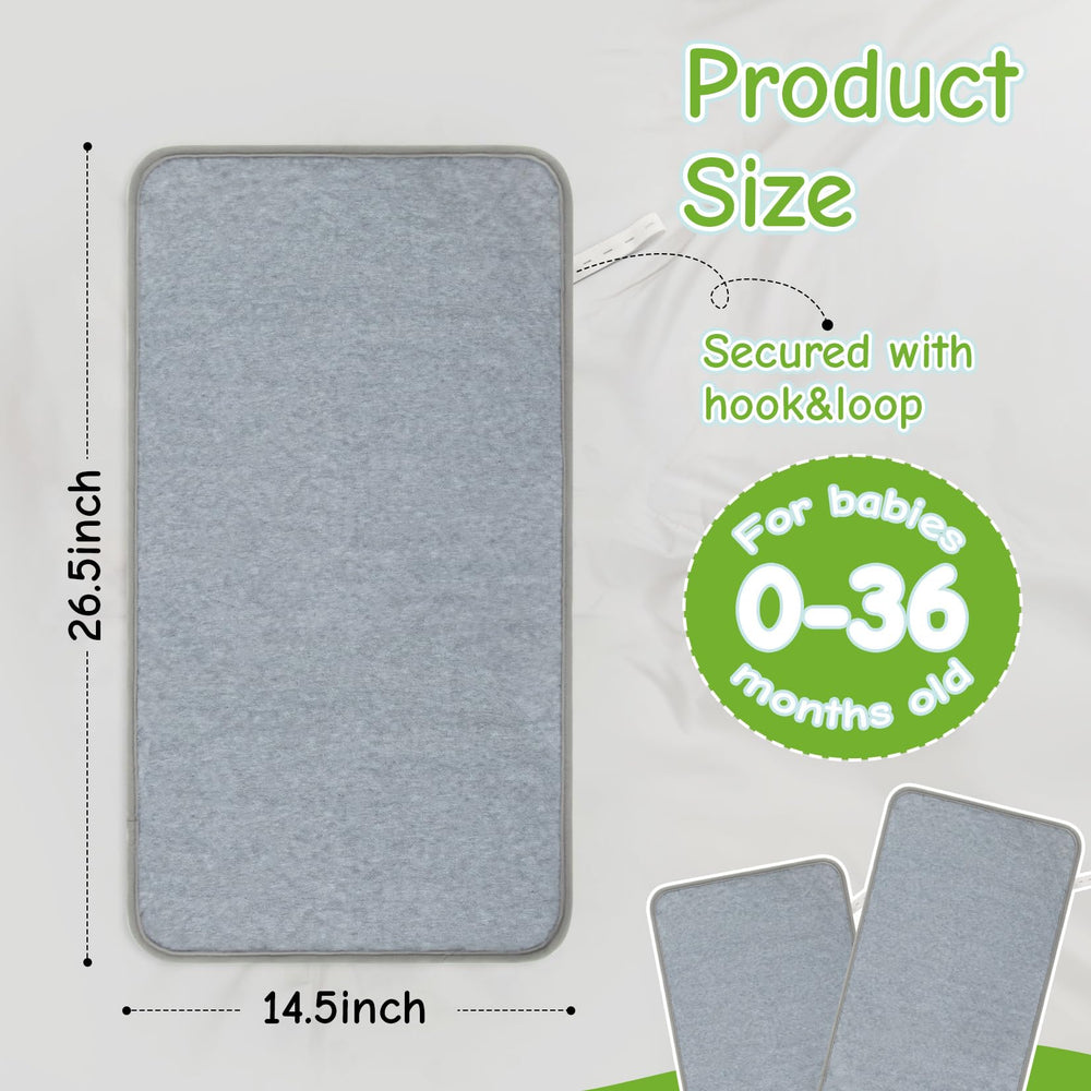 Rainflow 2-pack changing pad covers ideal for travel and home use