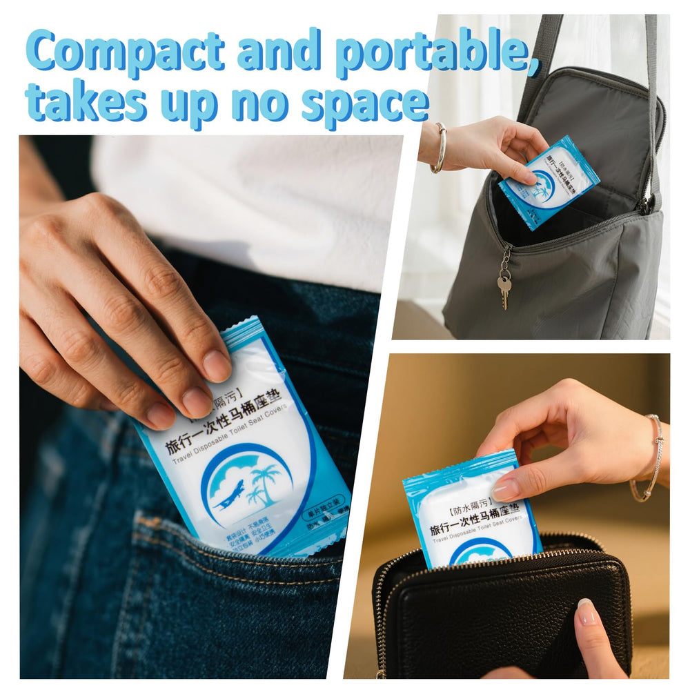 RAINFLOW compact 60-pack design fits travel bags and diaper bags.