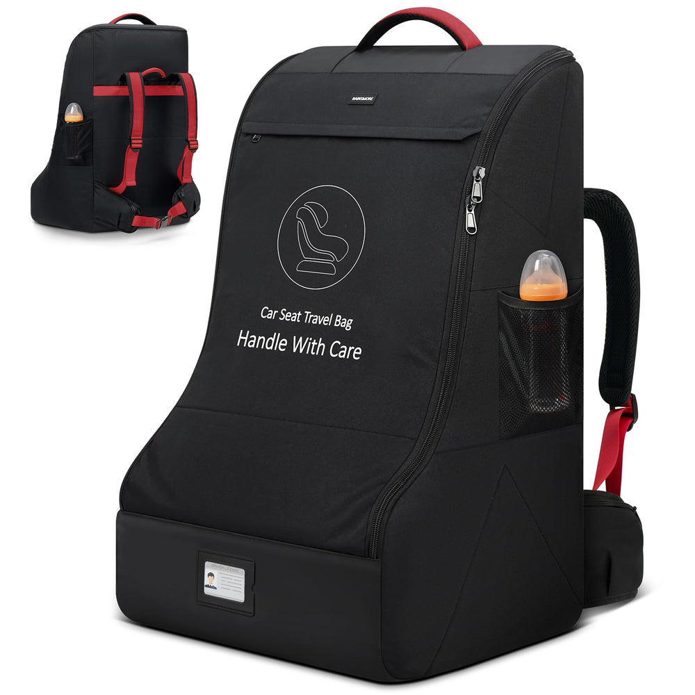 RAINSMORE booster-seat-compatible travel bag offers versatile use on trips.