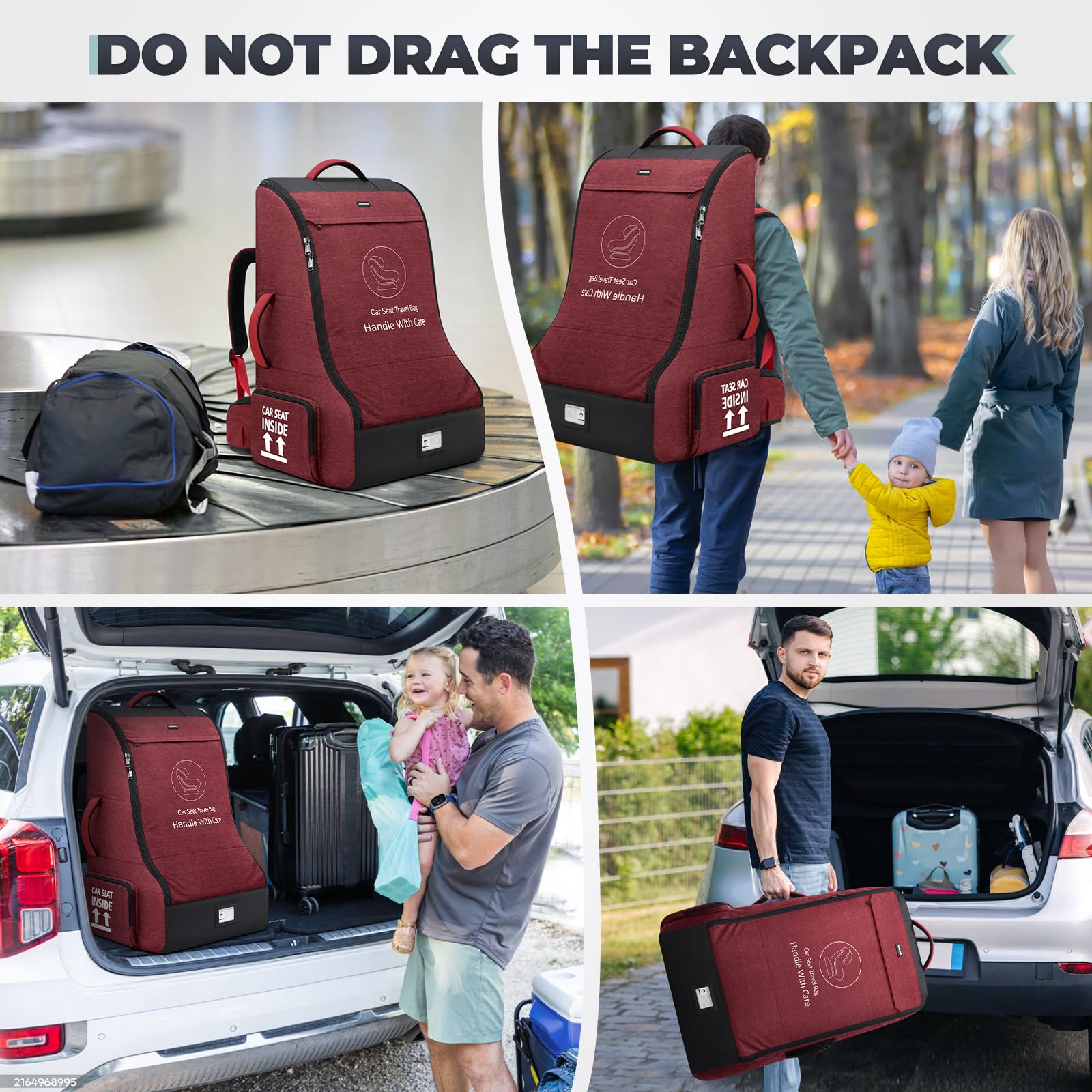 RAINSMORE travel-bag waist-pocket provides quick access to passport and phone