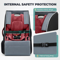RAINSMORE travel bag waterproof tear-resistant material for durable travel protection.