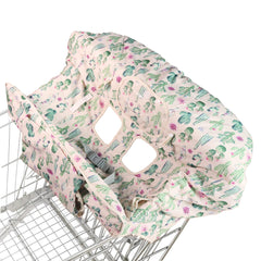 Raising Willow shopping cart cover with cactus design for comfortable on the go use