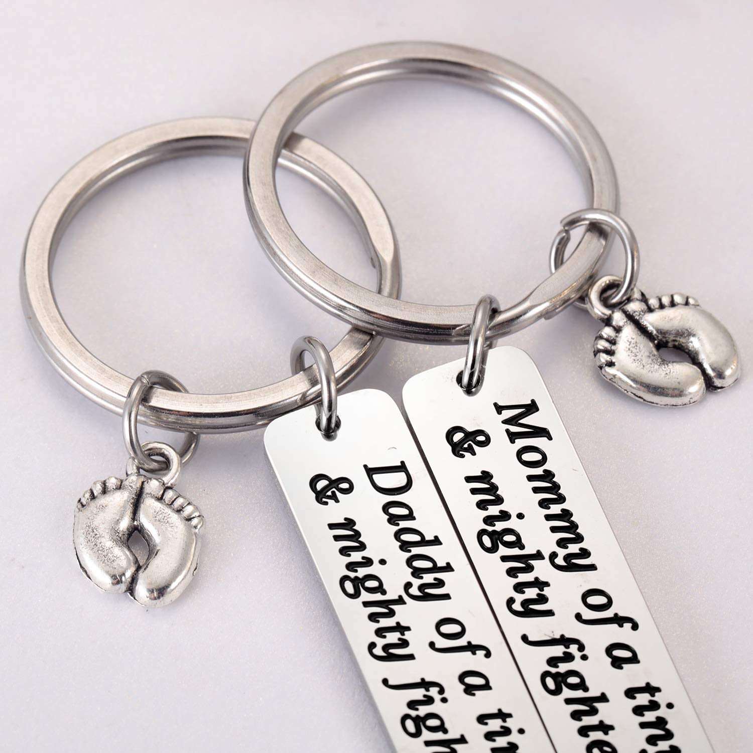 Ralukiia nickel-free lead-free metal keychain safe for sensitive skin