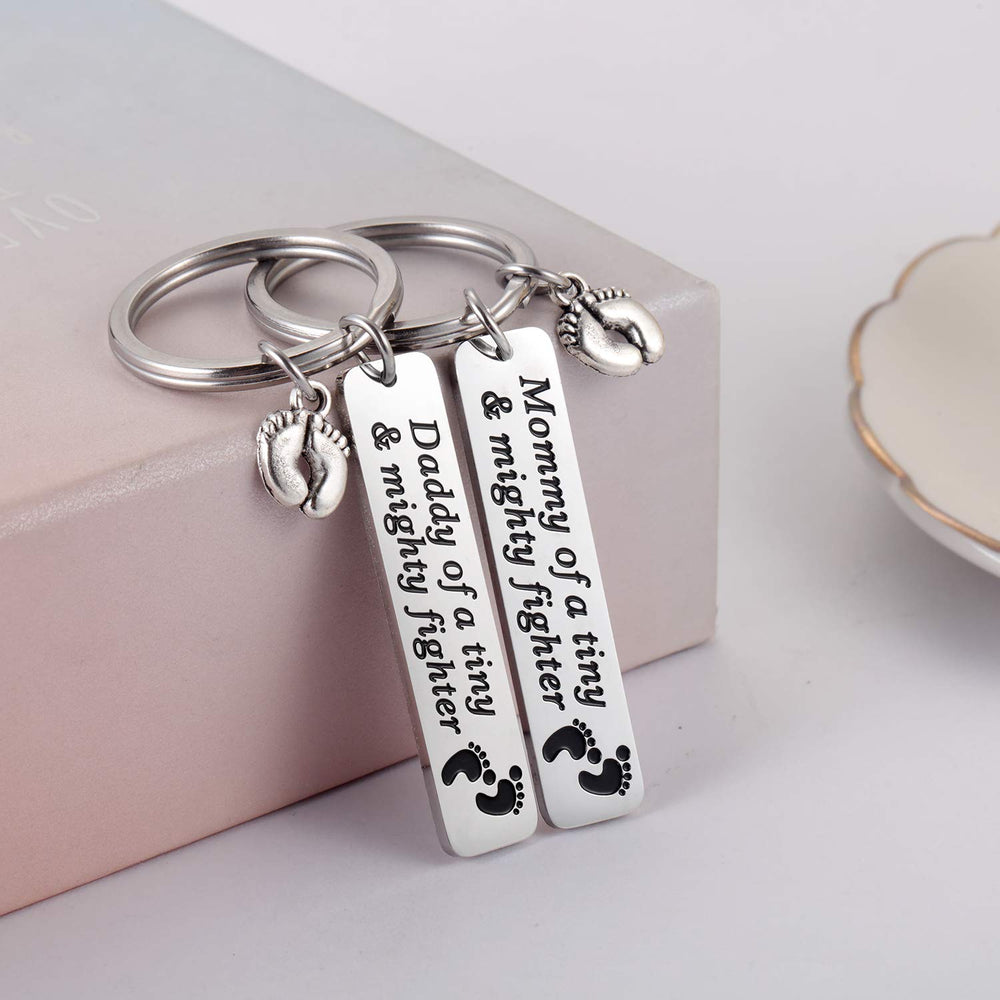 Ralukiia stainless steel hypoallergenic keychain durable and rust resistant
