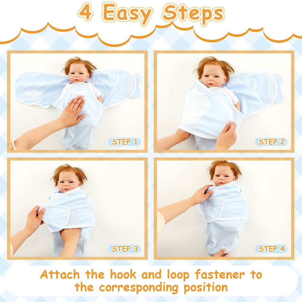 Ramede adjustable fit swaddle 73x50cm for growing babies