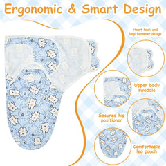 Ramede cotton swaddles soft texture, gentle on baby's skin