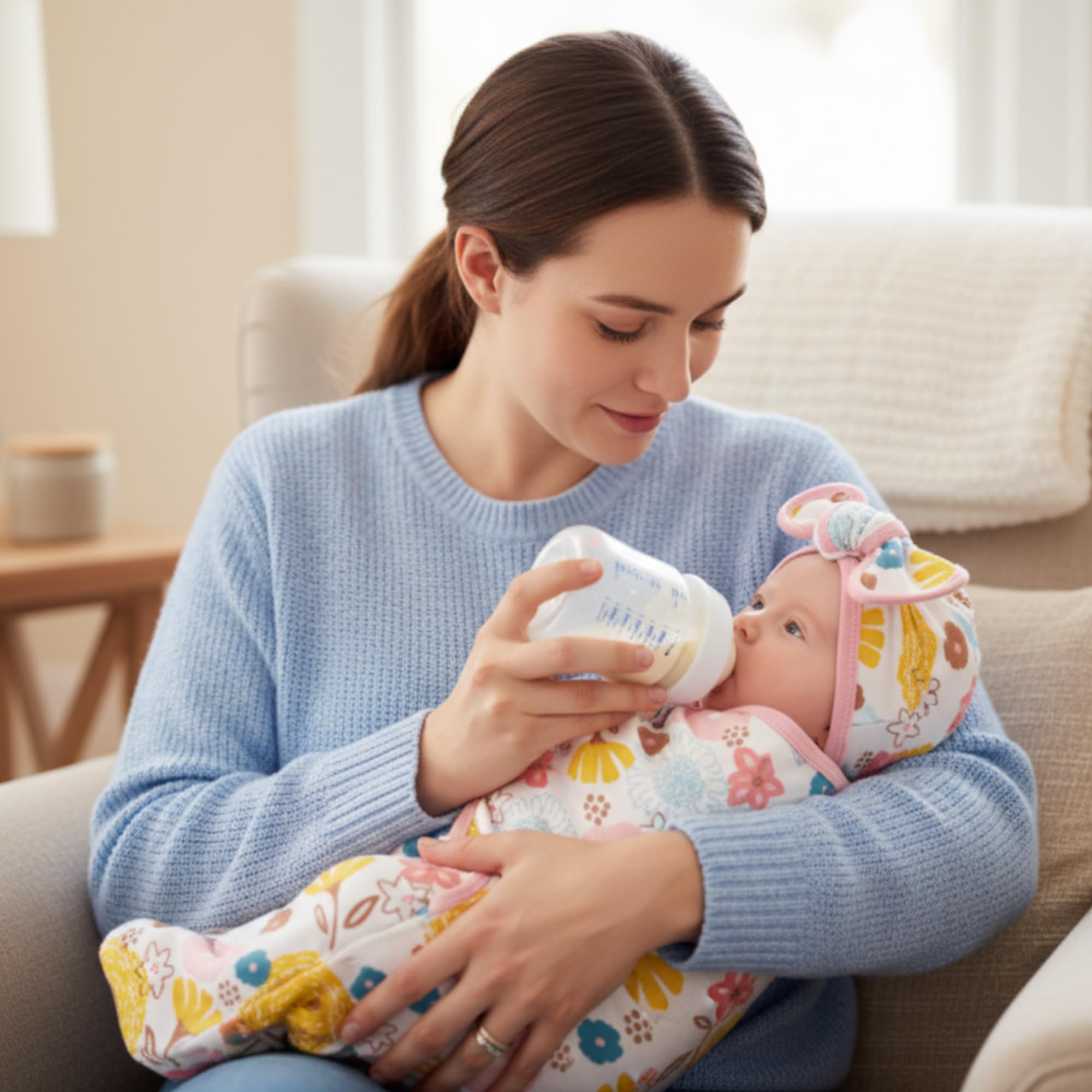 Ramede CPS-C certified pink swaddles ensure safe sleep environment