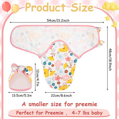 Ramede soft cotton pink swaddle enhances breathable comfort