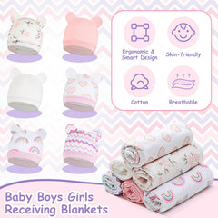 Ramede swaddle cotton closeup highlights breathable, skin-friendly fabric.