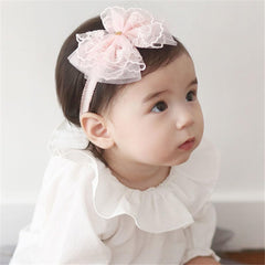 Rannyrena baby headband with knotted bow, cute daily wear.