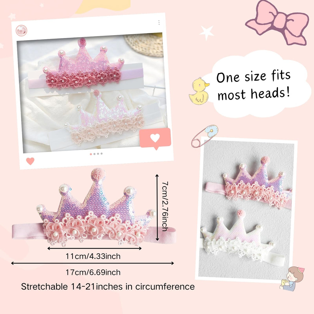 Rannyrena crown detail with sparkle for festive styling