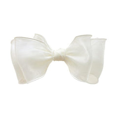 Rannyrena knotted headband white wear adds cute charm to daily baby outfits