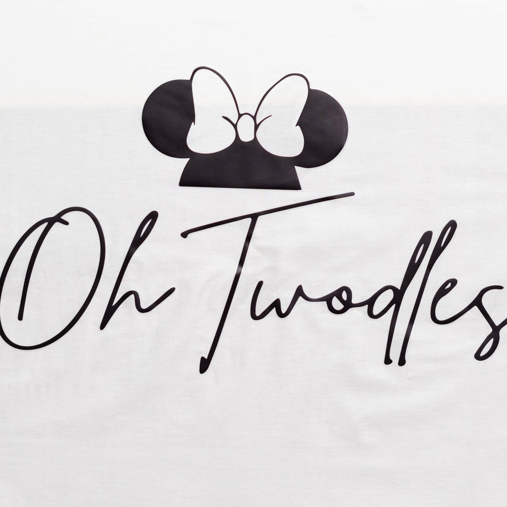 Raoformi Mouce Oh Twodles decal on door display for welcoming entryway charm