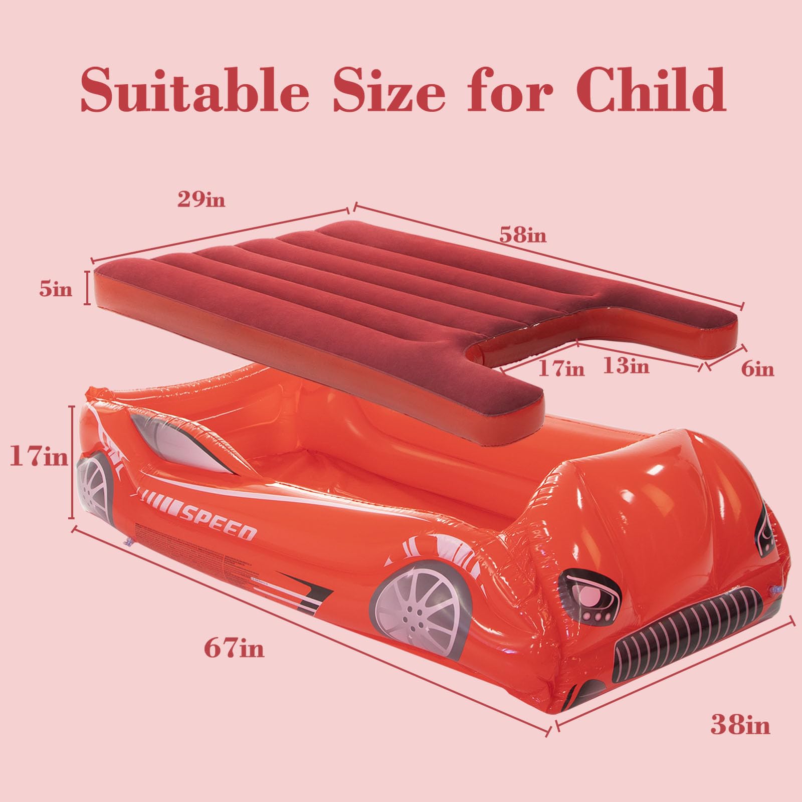 RAPTAVIS safety sides provide room to move while staying secure