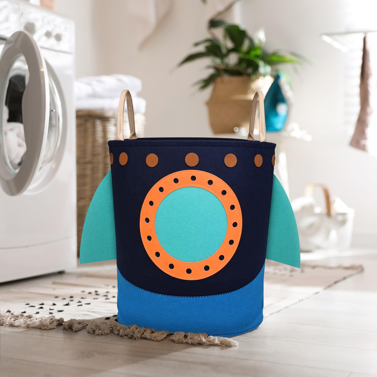 RareCi rocket-folded-storage demonstrates collapsible design for easy closet organization.