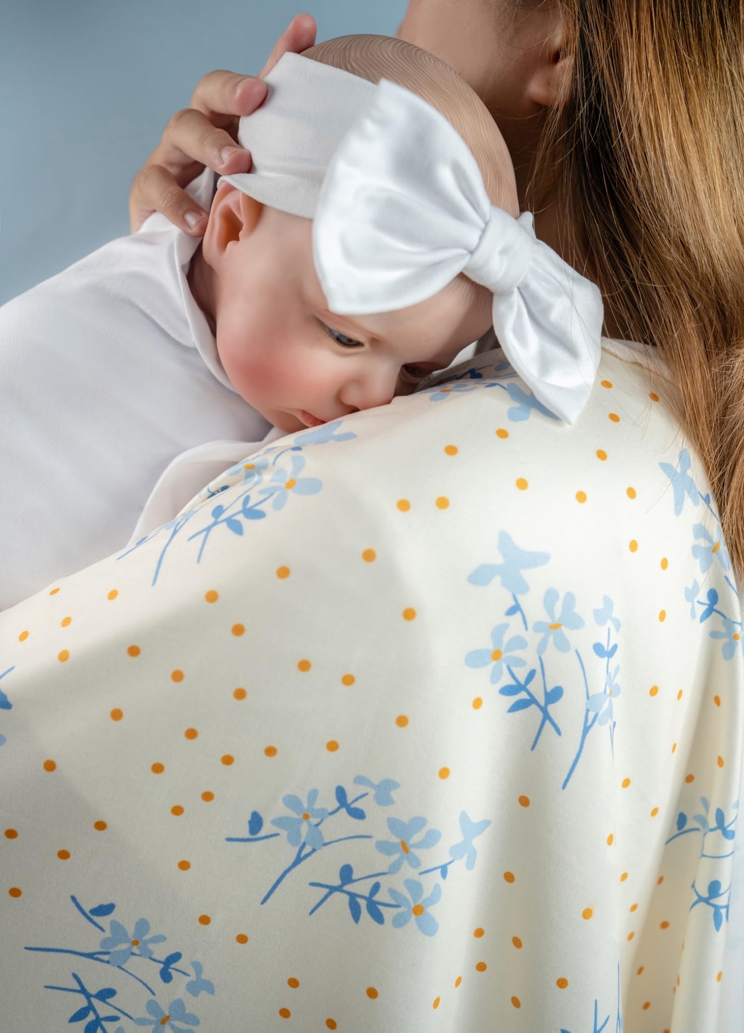 RATIVE swaddle blanket in a naptime setup for cozy rests