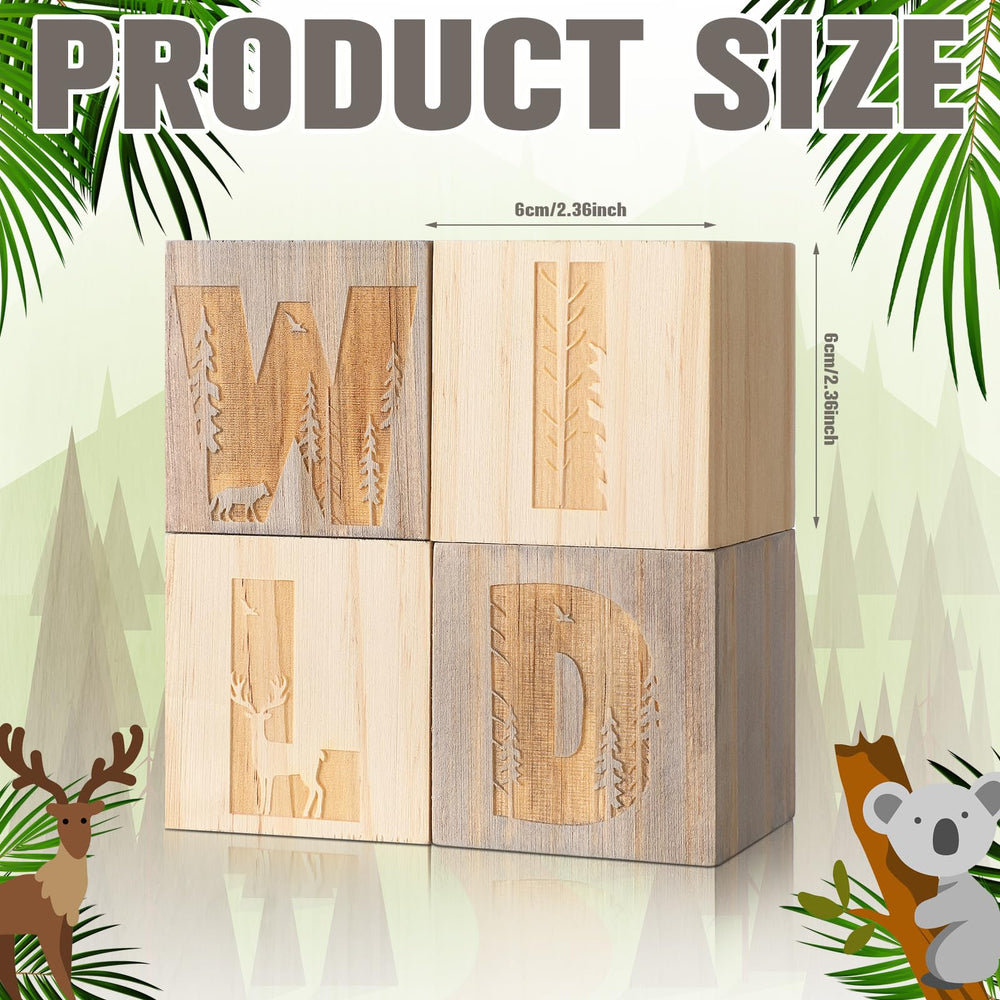 RattanView blocks close-up woodgrain highlighting natural texture for nursery decor.