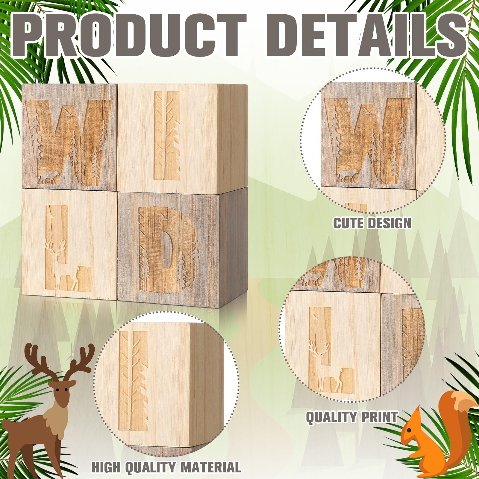 RattanView blocks measure 6 cm and fit neatly on shelves or desks.
