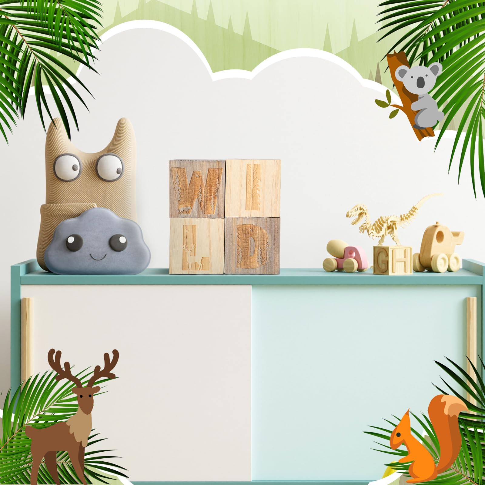 RattanView nursery blocks packaged as a thoughtful gift for baby showers.