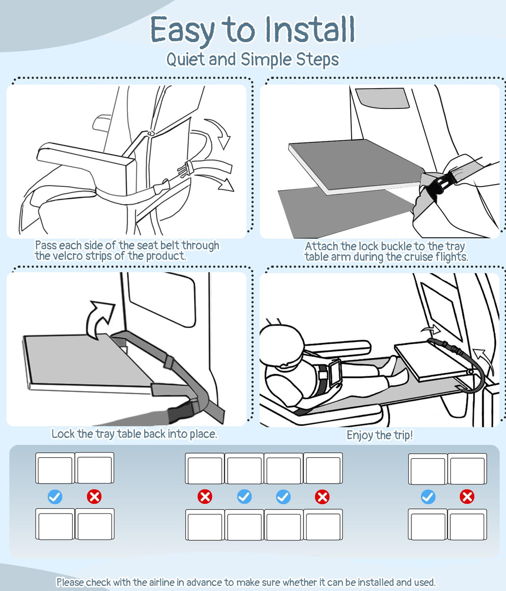 Ravasen Toddler Airplane Bed across planes trains and buses, travel-friendly.