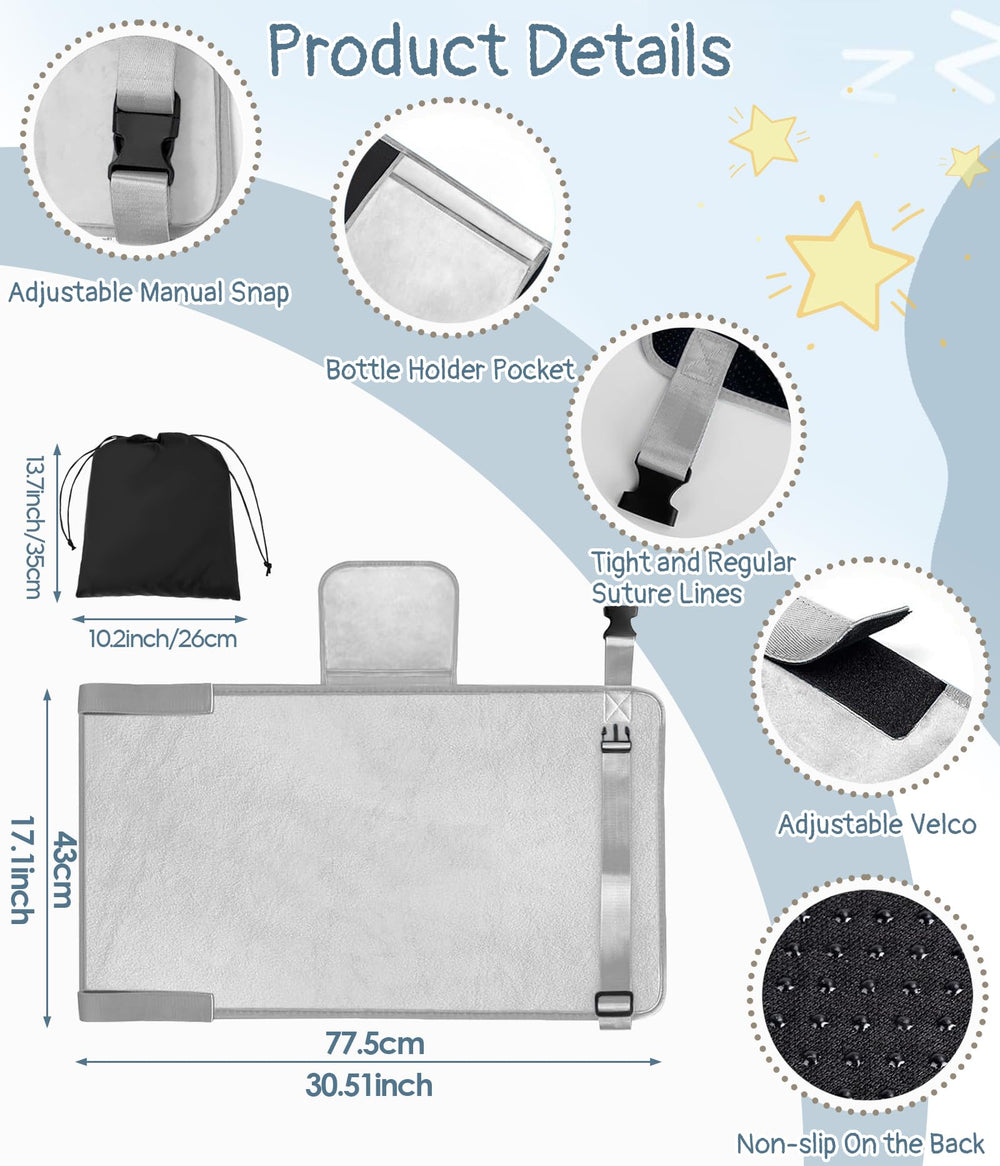 Ravasen Toddler Airplane Bed goose-down softness close-up for cloud-like comfort.