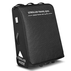 Raymace padded stroller travel bag interior view highlighting secure fit for a Vista or Cruz