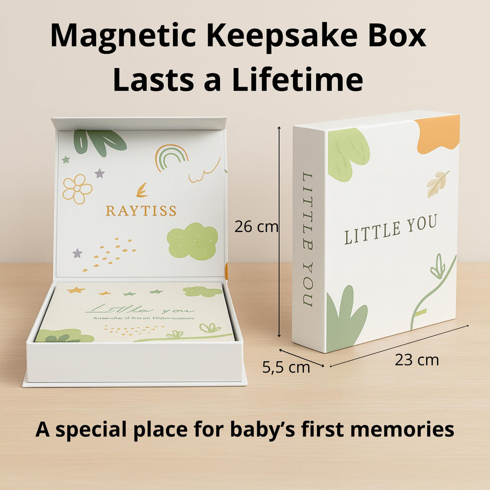 Raytiss Little You premium gift box with magnetic closure makes gifting effortless.