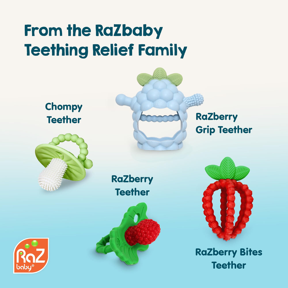RaZbaby Chompy makes a practical, gift-ready baby shower option