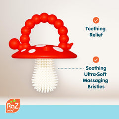 RaZbaby Chompy teether silicone mouthpiece gentle teething relief