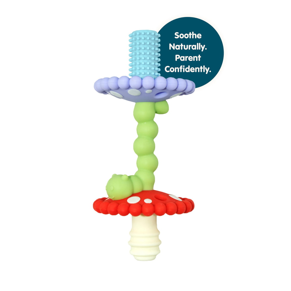 RAZBABY Chompy Teether Wand back molars target relief for hard-to-reach chewing sessions
