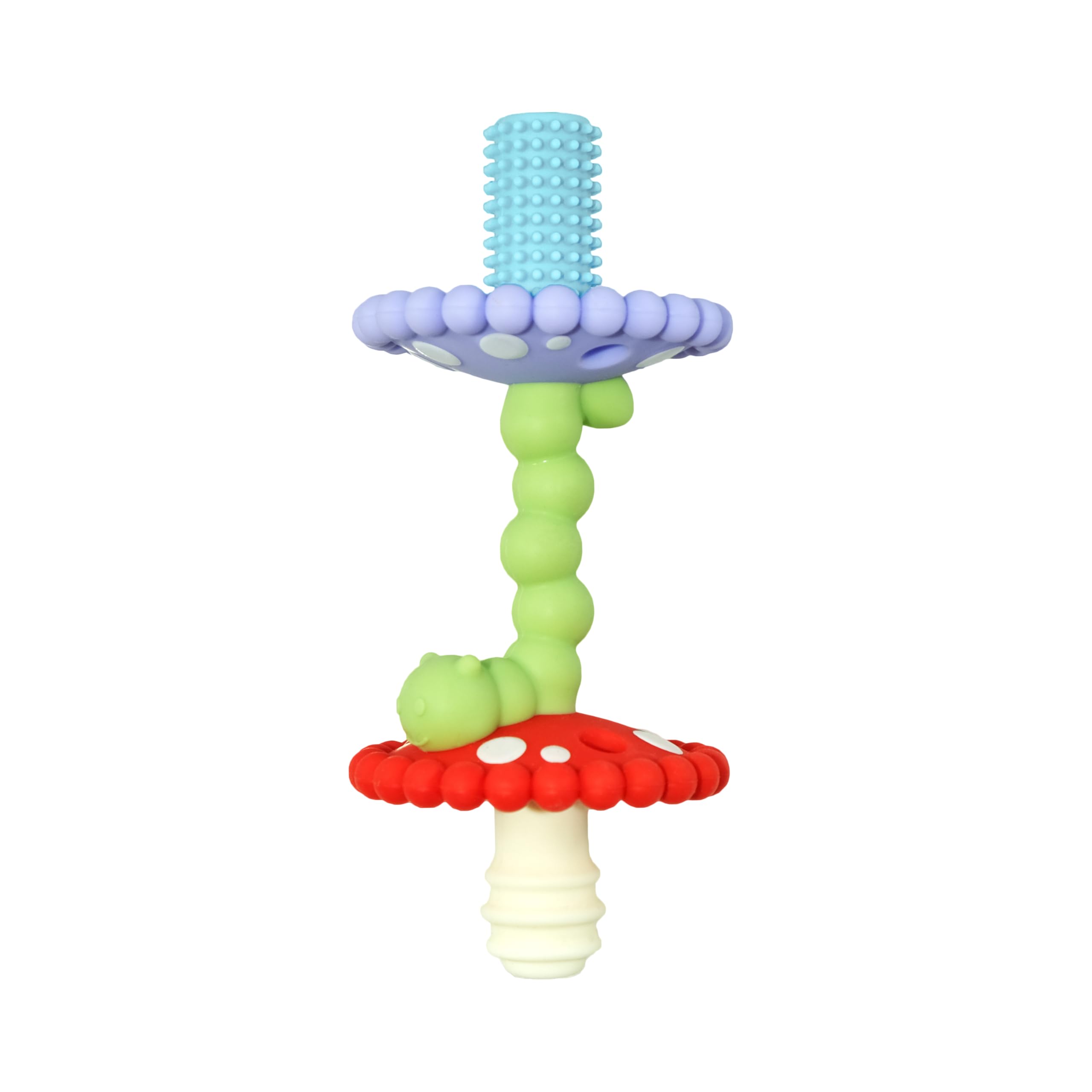 RAZBABY Chompy Teether Wand front teeth focus soothes sore gums during early teething